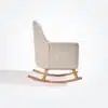 Tutti Bambini Oscar Luxe Rocking Chair & Footstool - Teddy Mushroom 6