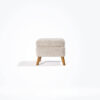 Tutti Bambini Oscar Luxe Rocking Chair & Footstool - Teddy Mushroom 4