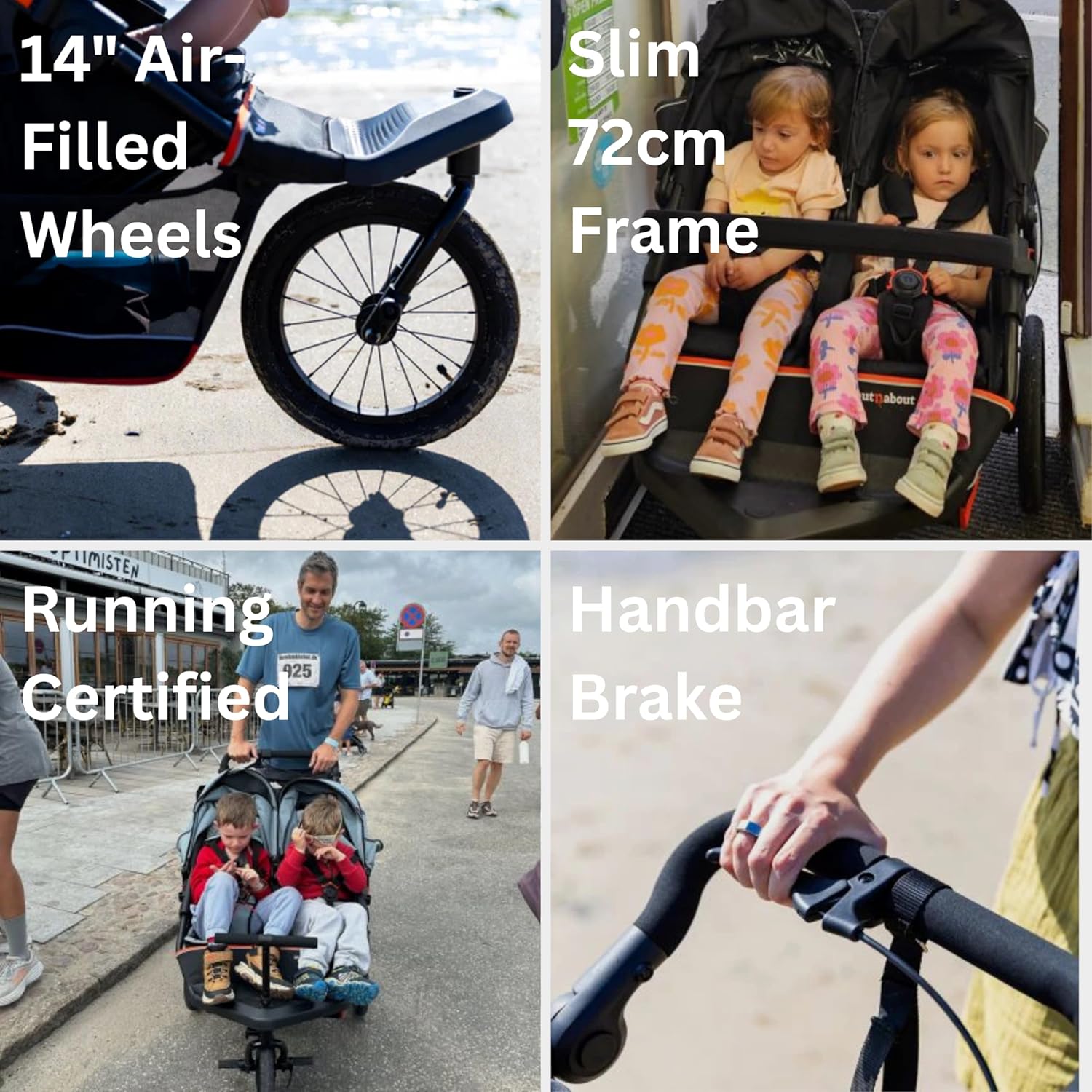 Out’n’About Nipper Double V6 Plus | Highland Blue - Image 15