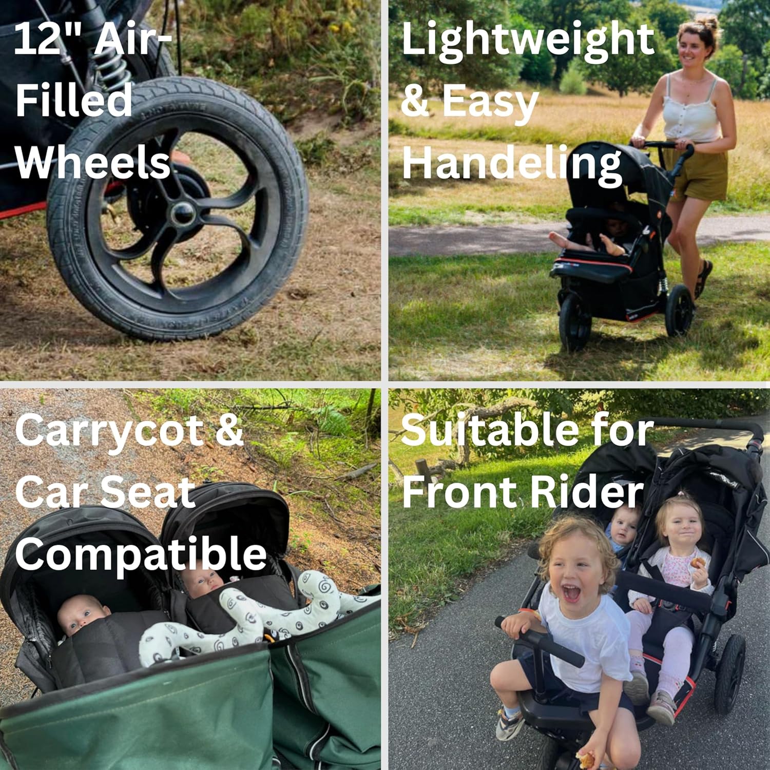 Out’n’About Single Nipper V6 Pushchair | Summit Black - Image 13