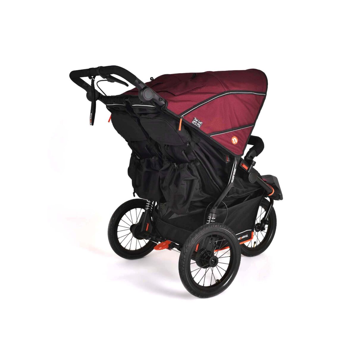 Out n About Nipper Double V6 Plus - Brambleberry Red