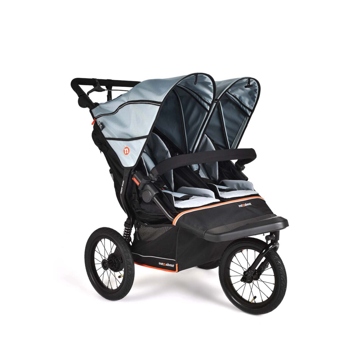 Out n About Nipper Double V6 Plus - Rocksalt Grey