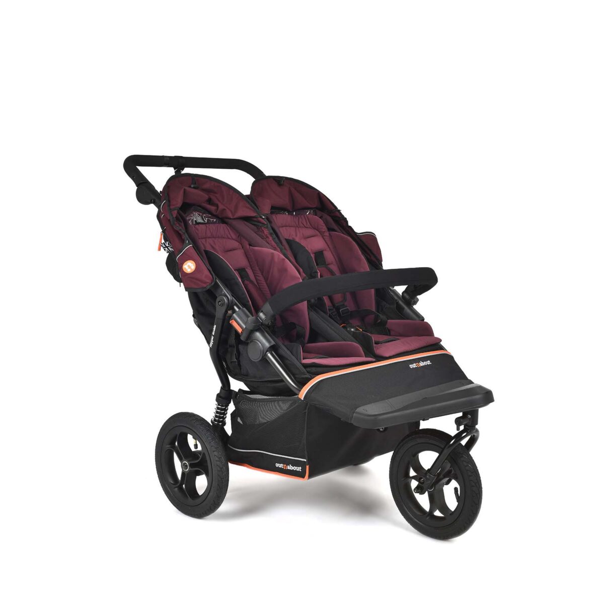 Out n About Nipper Double V6 - Brambleberry Red