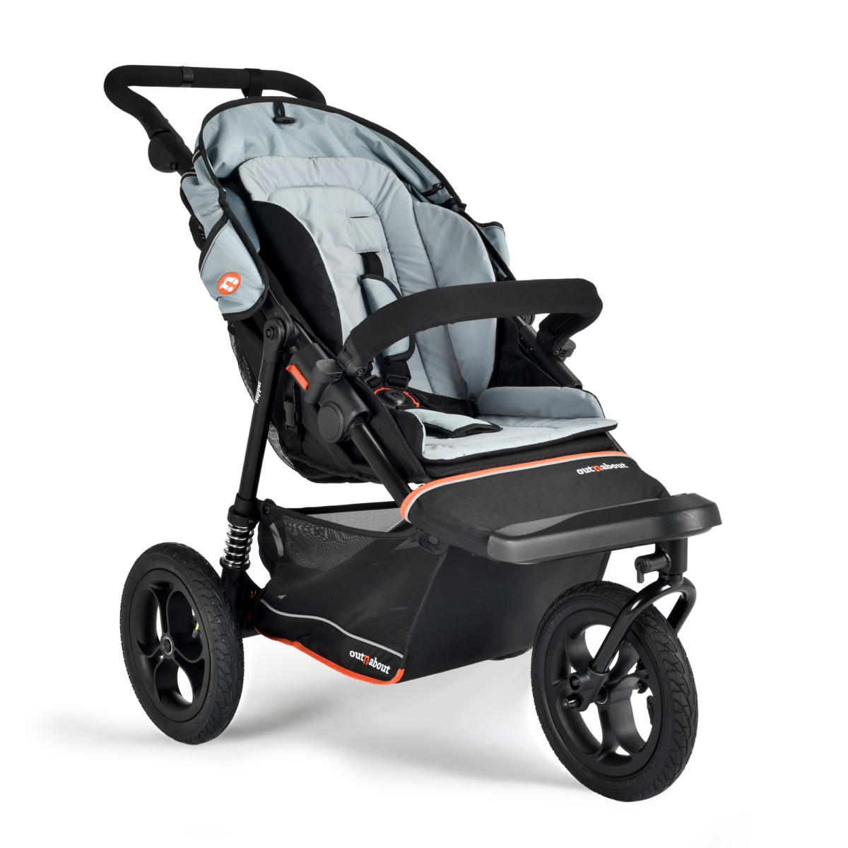 Out n About Nipper Single V6 - Rocksalt Grey