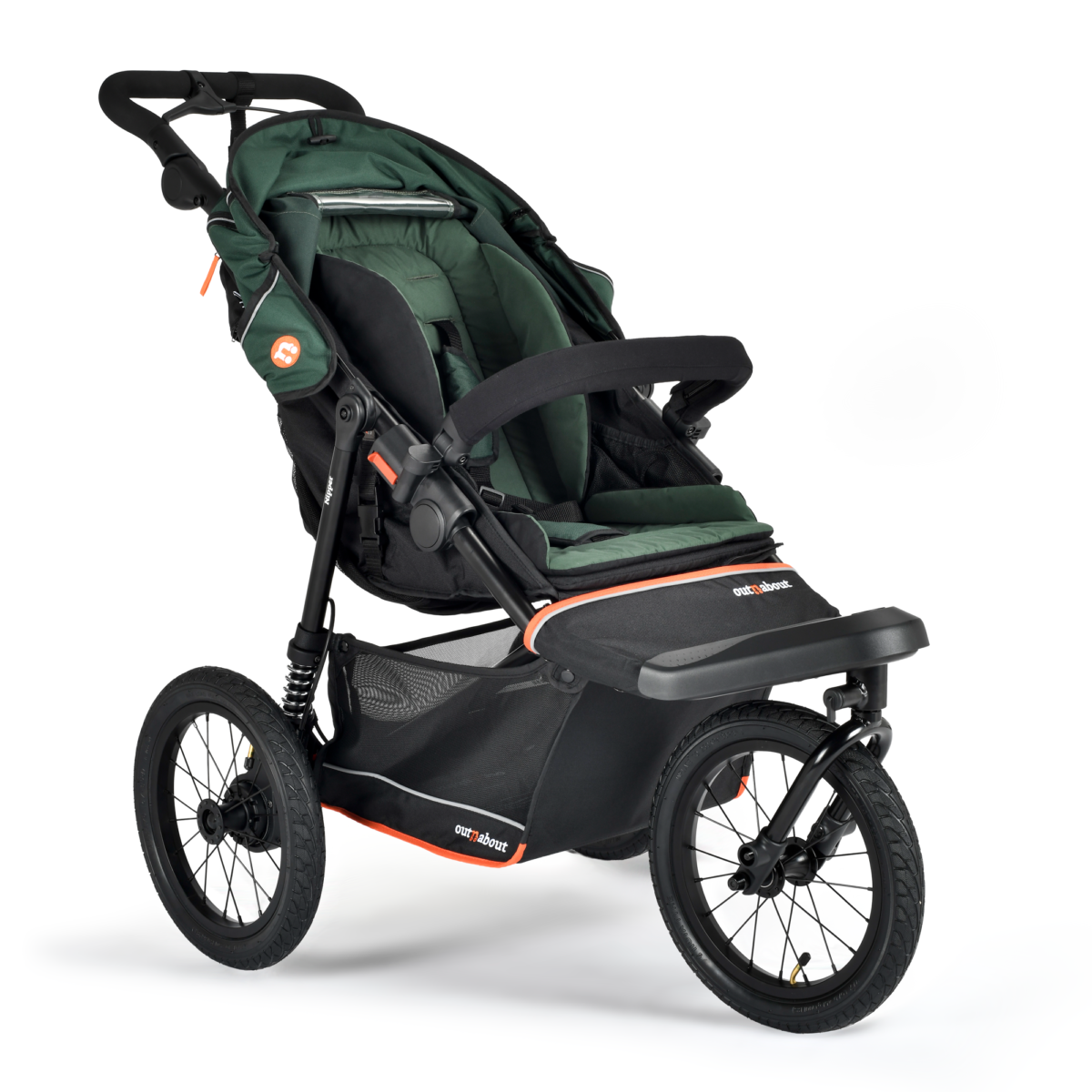 Out n About Nipper Single V6 Plus - Sycamore Green