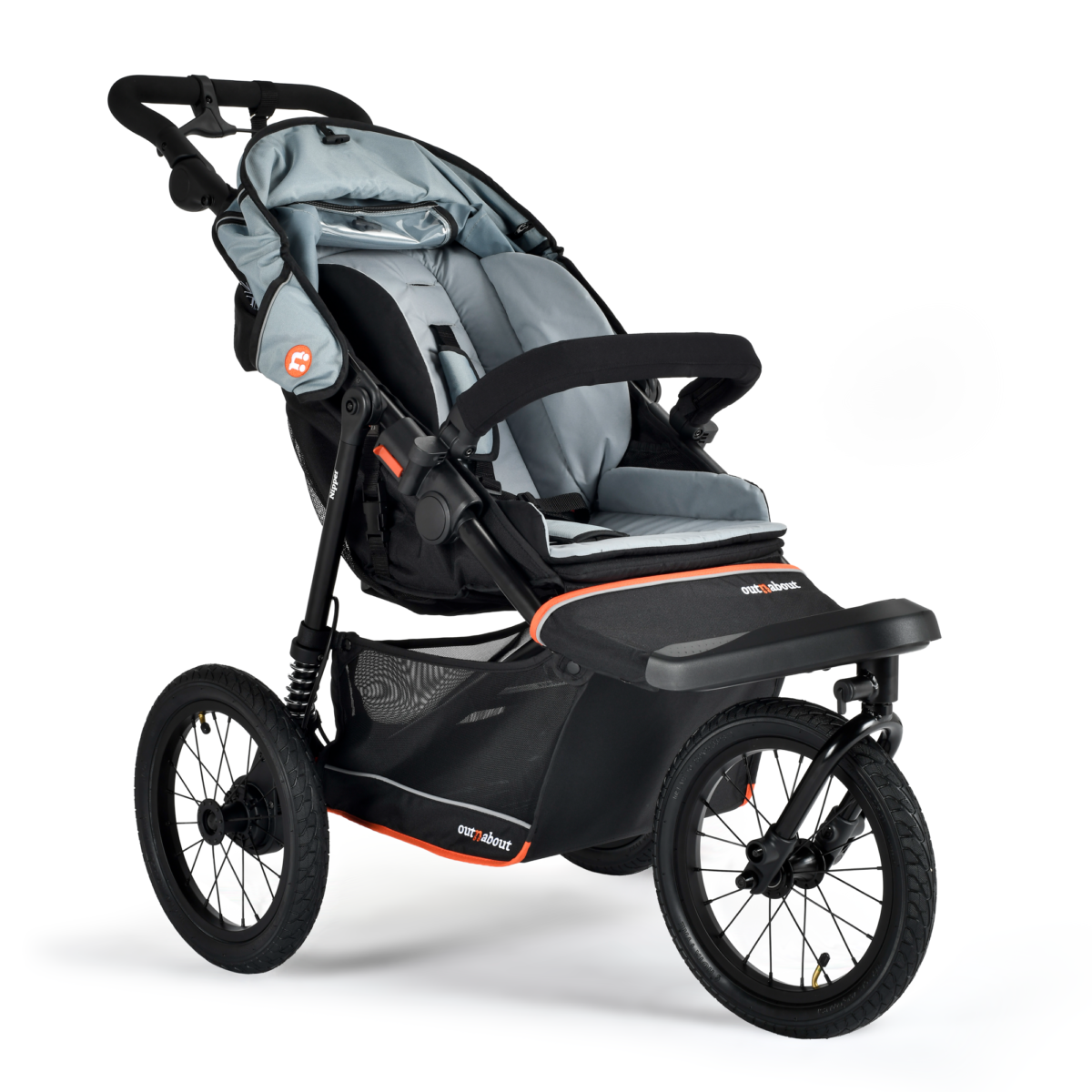 Out n About Nipper Single V6 Plus - Rocksalt Grey