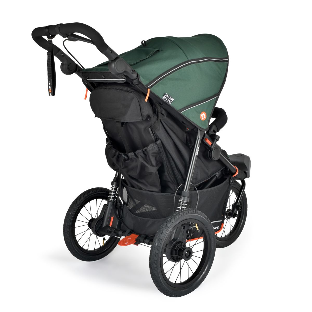 Out n About Nipper Single V6 Plus - Sycamore Green
