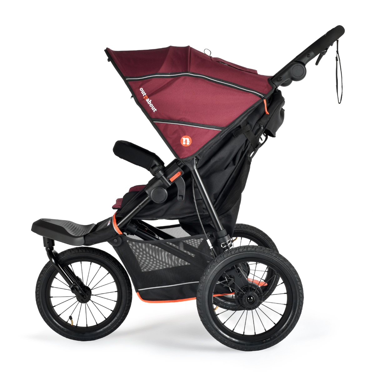 Out n About Nipper Single V6 Plus - Brambleberry Red