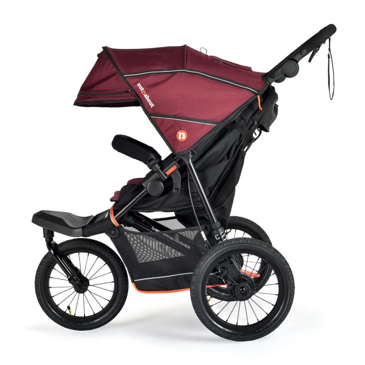 Out n About Nipper Single V6 Plus - Brambleberry Red