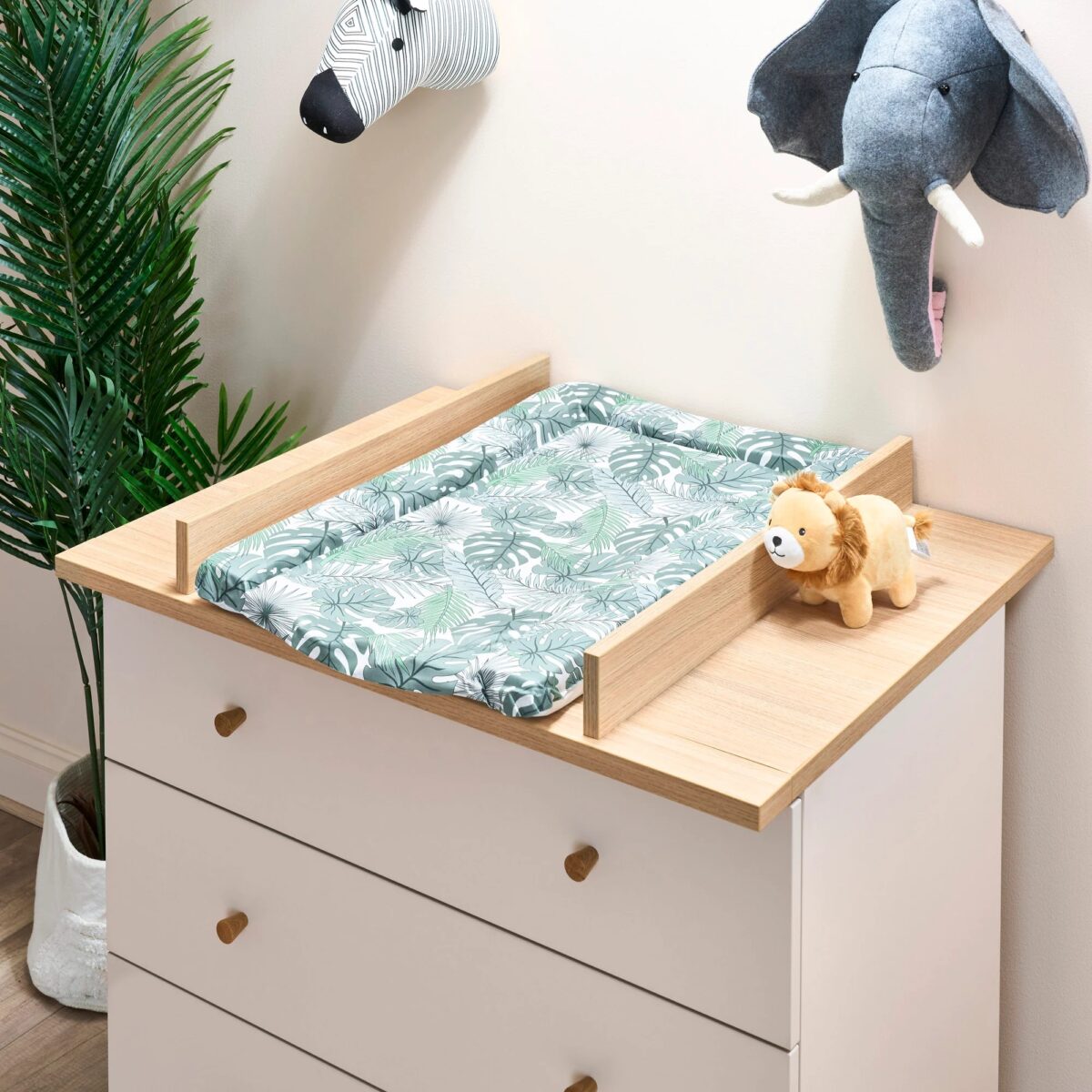 Obaby Thea 2 Piece Nursery Furniture Set including Cot Bed and Changing Unit - Latte - Image 4