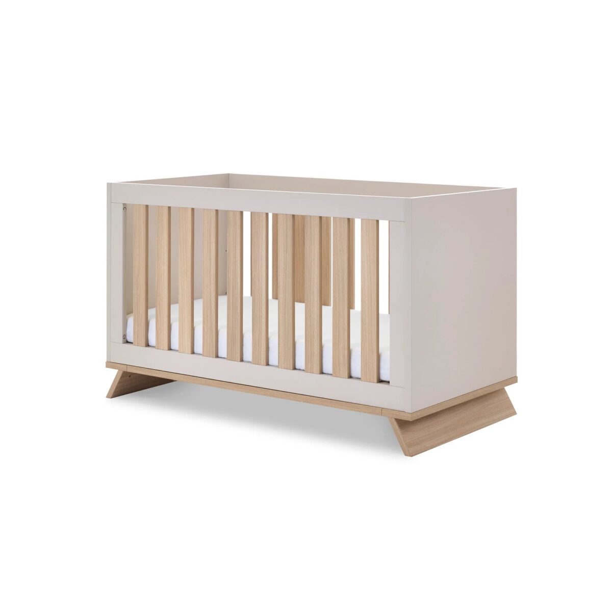 Obaby Thea 2 Piece Nursery Furniture Set including Cot Bed and Changing Unit - Latte - Image 15