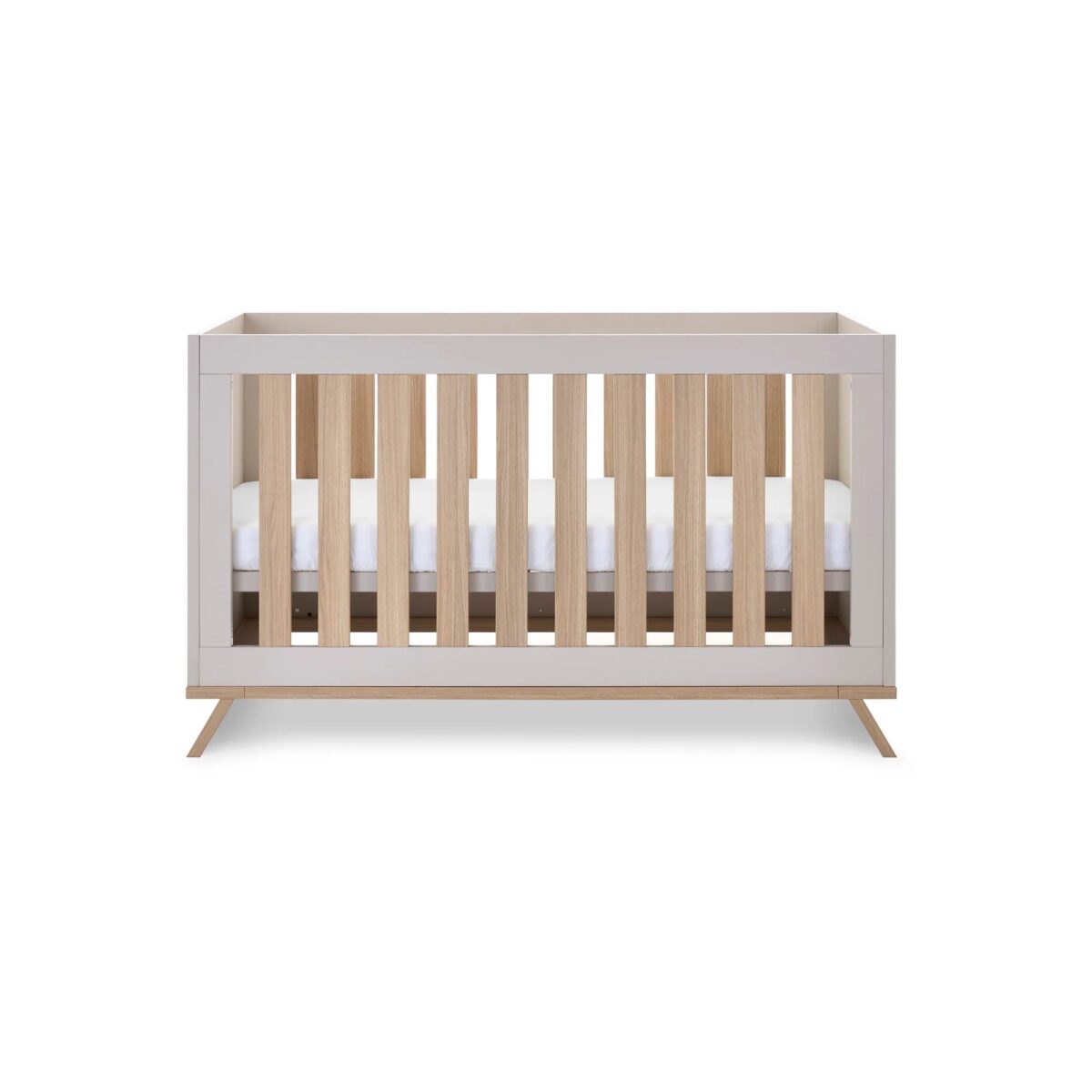 Obaby Thea 2 Piece Nursery Furniture Set including Cot Bed and Changing Unit - Latte - Image 14