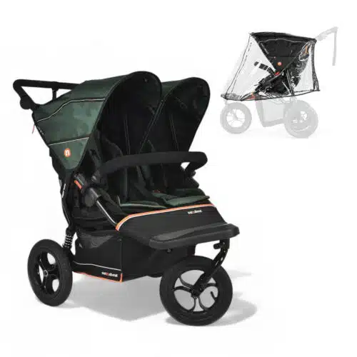 Out’n’About Nipper Double V6 Pushchair | Sycamore Green
