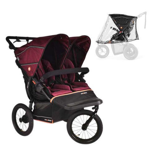 Out’n’About Nipper Double V6 Plus | Brambleberry Red