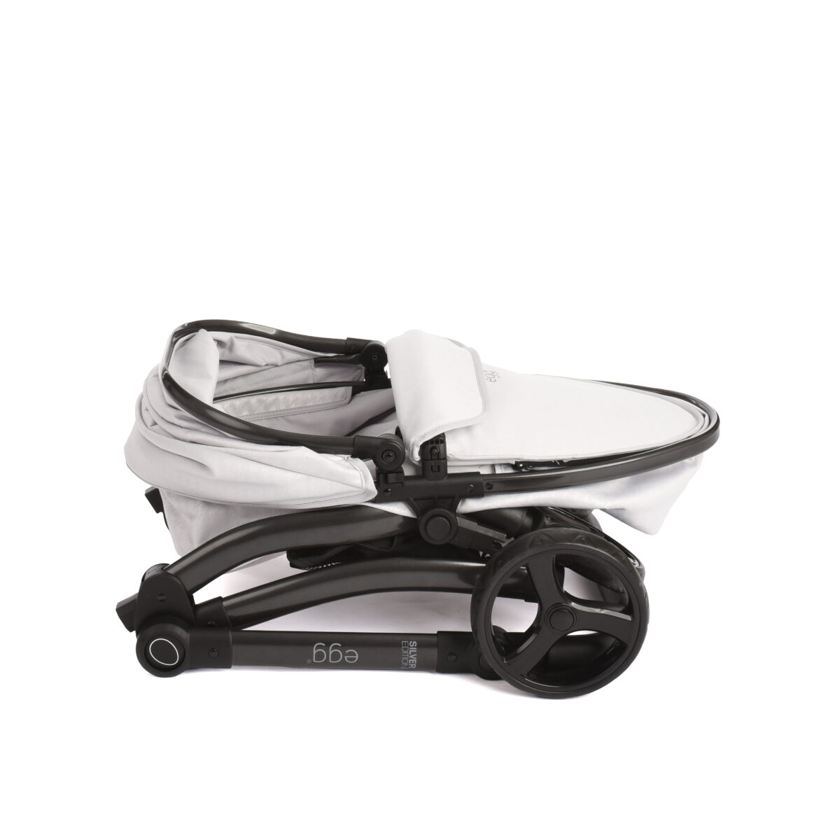 Roma egg® Children's Dolls Pram – Houndstooth Silver