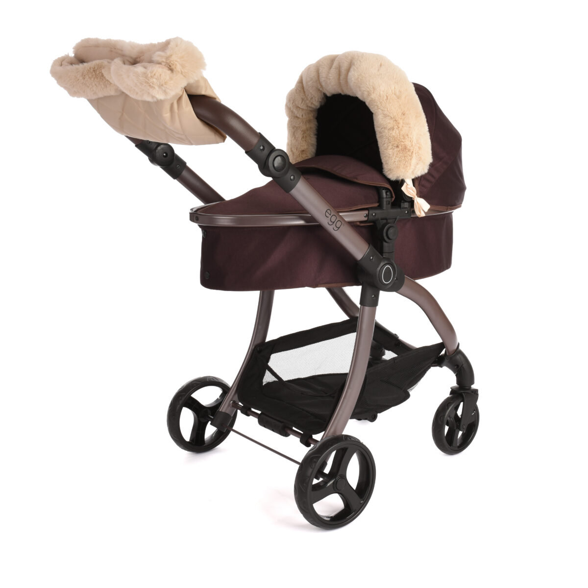 Roma egg® Children's Dolls Pram – Mulberry