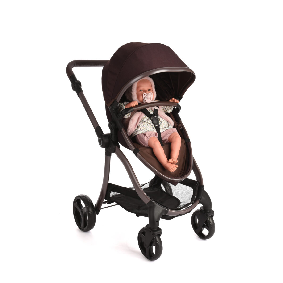 Roma egg® Children's Dolls Pram – Mulberry
