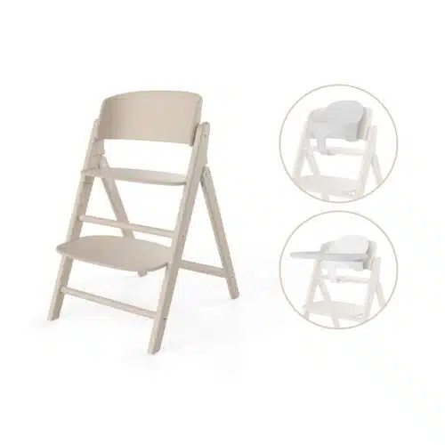 Cybex Click and Fold Highchair 3in1 set - Light Natural