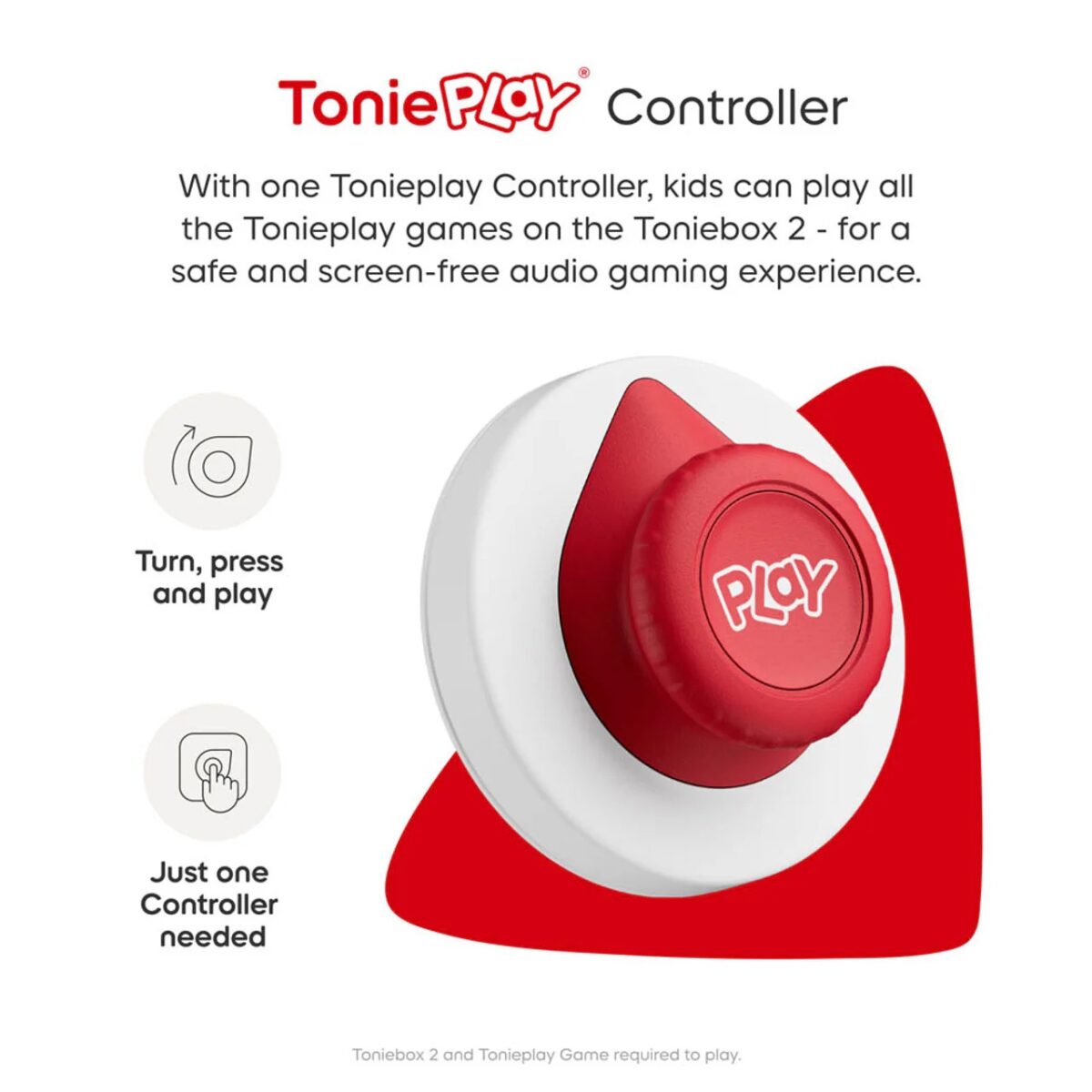 Toniebox 2 Tonieplayer Controller - Sunset Red - Image 4