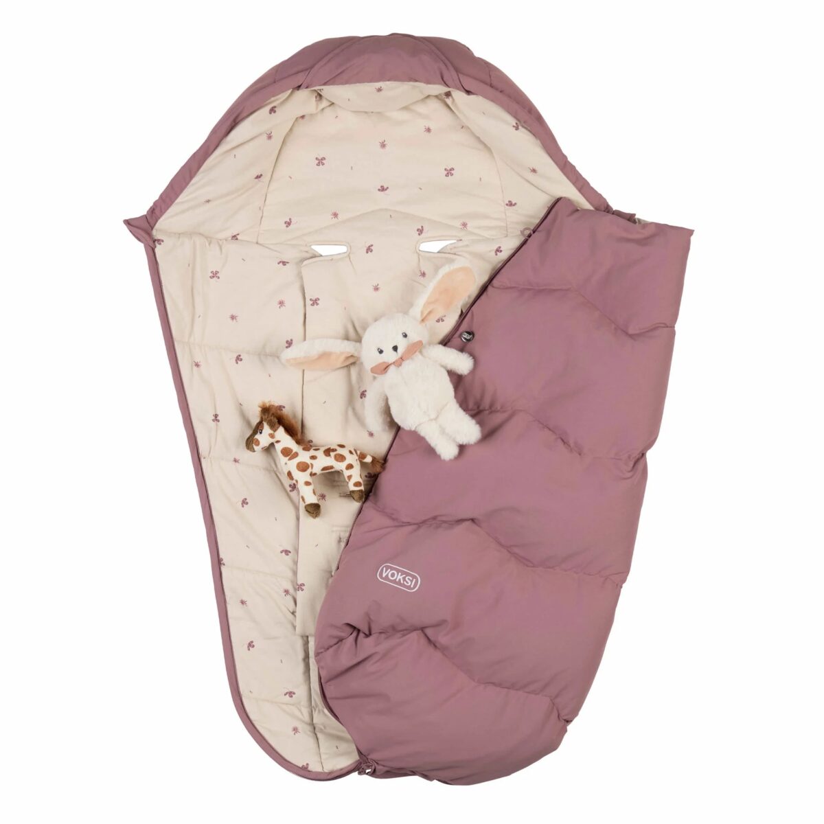 BeSafe Voksi Explorer Footmuff - Grape Clover