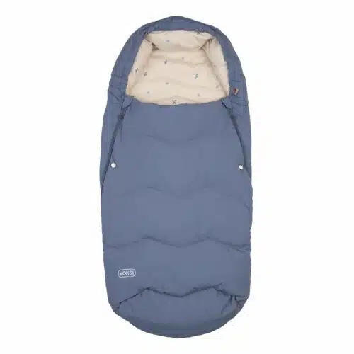 BeSafe Voksi Explorer Footmuff - Stone Blue Clover