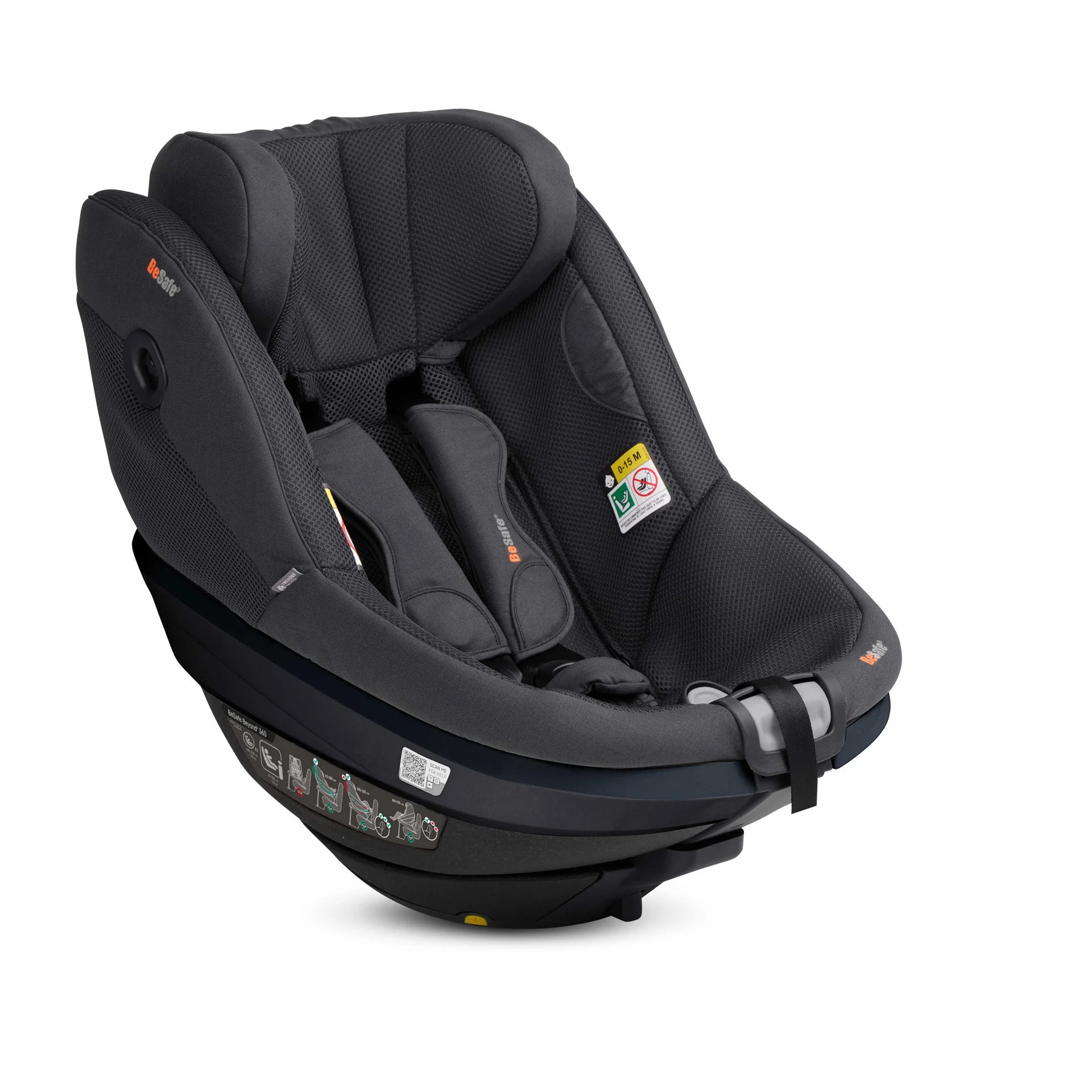 BeSafe Beyond 2 360 Car Seat - Anthracite Mesh