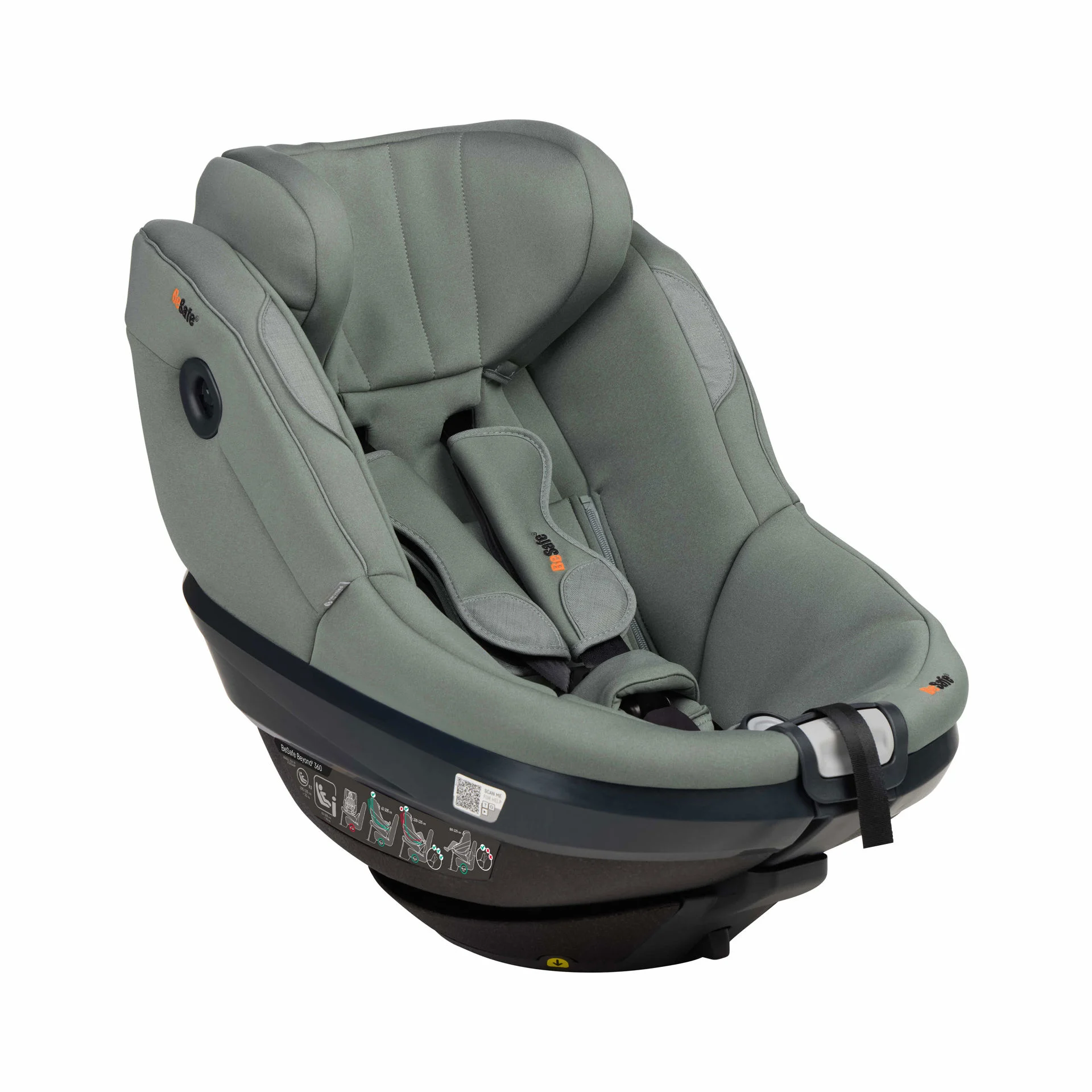 BeSafe Beyond 2 360 Car Seat - Meadow Green Soft Breeze