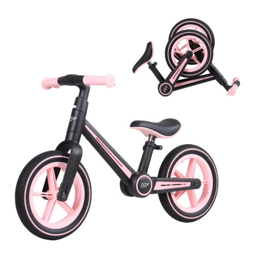 Be Fun Wheels Foldable Children's Balance Bike - Blossom Pink