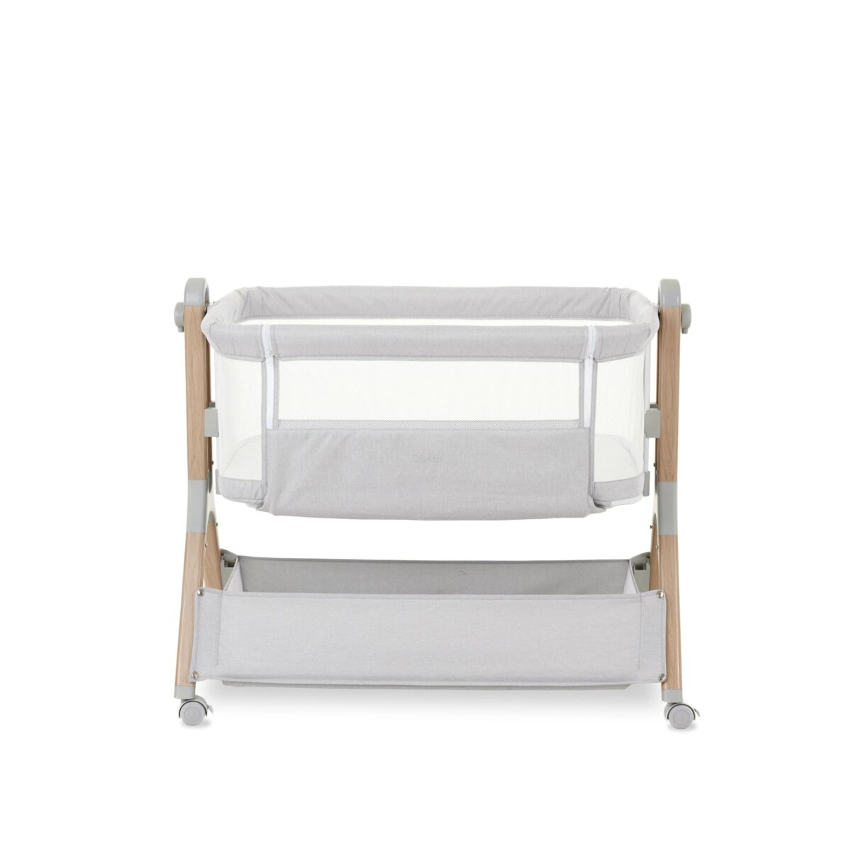 Obaby Cloud Bedside Crib - Grey - Image 10