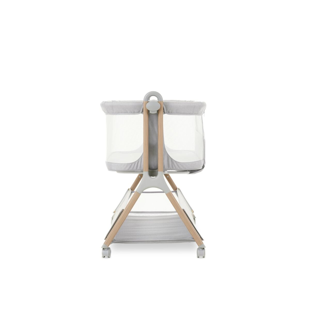 Obaby Cloud Bedside Crib - Grey - Image 5