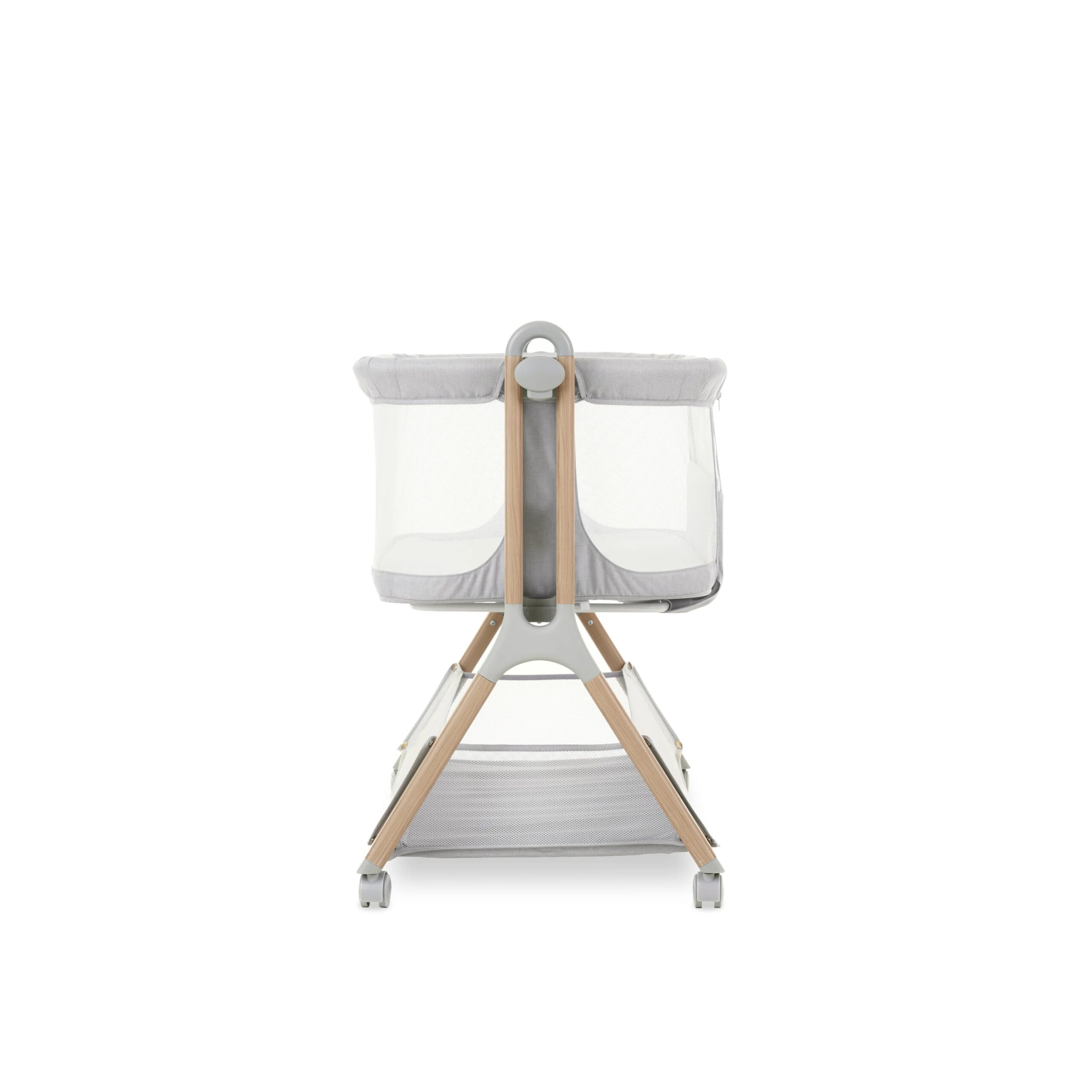 Obaby Cloud Bedside Crib - Grey - Image 5