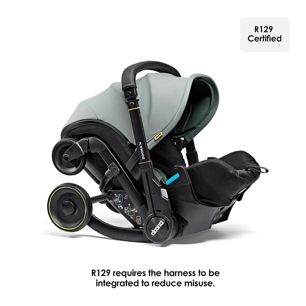 Doona X Infant Car Seat & Stroller – Dusty Sage - Image 11