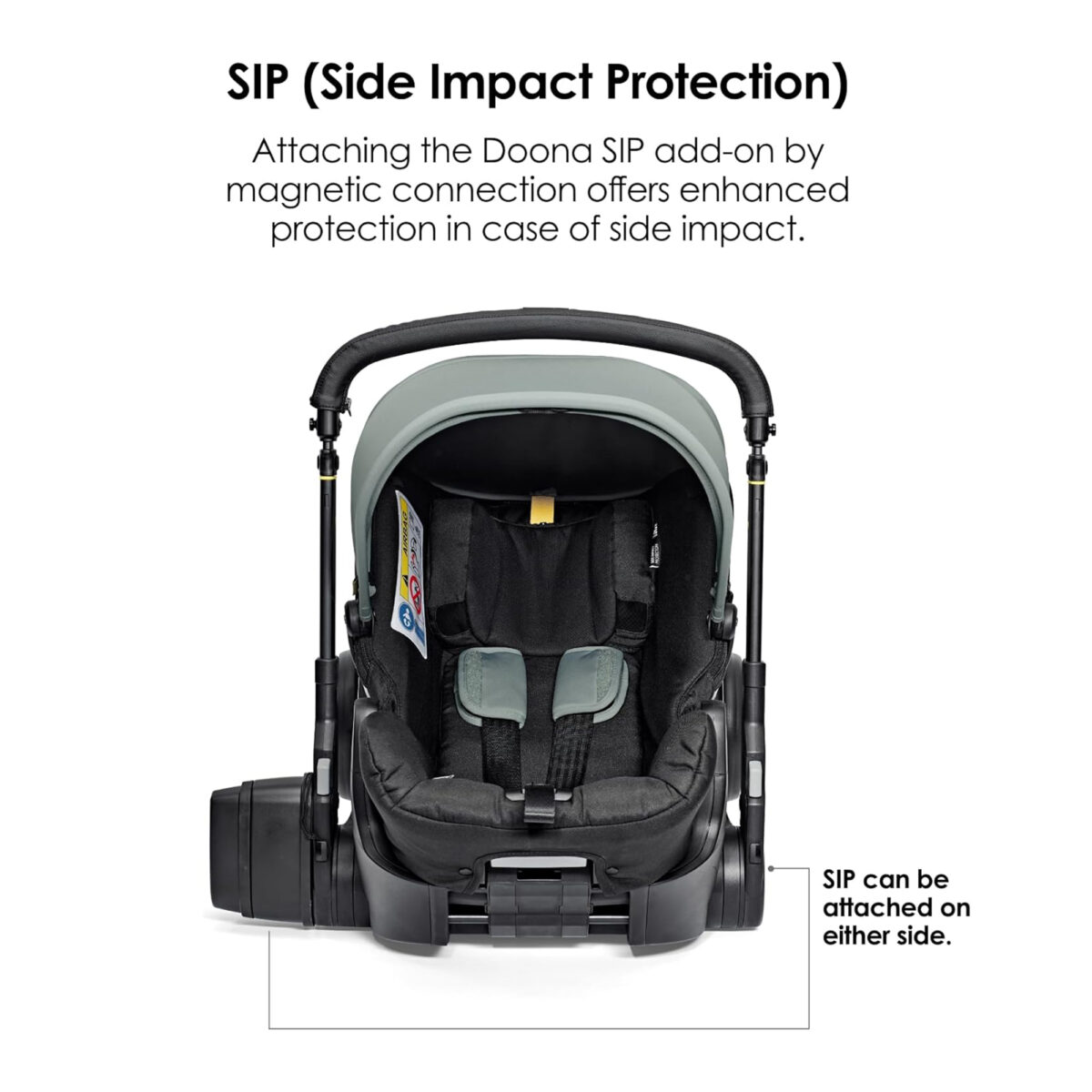 Doona X Infant Car Seat & Stroller – Dusty Sage - Image 13