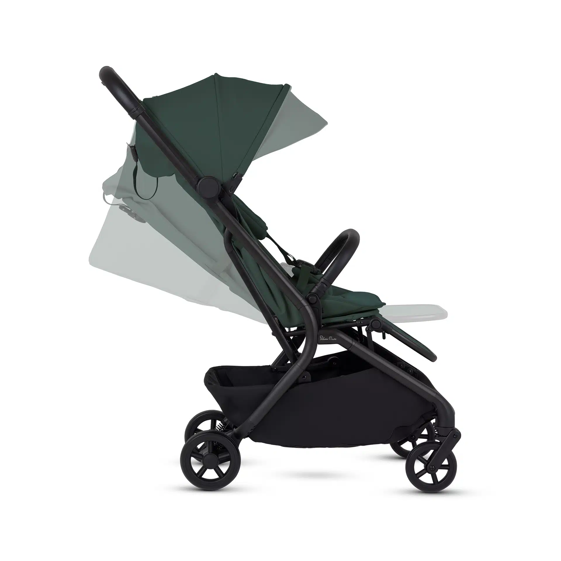 Silver Cross Nia Stroller with Carrycot - Conifer - Image 9