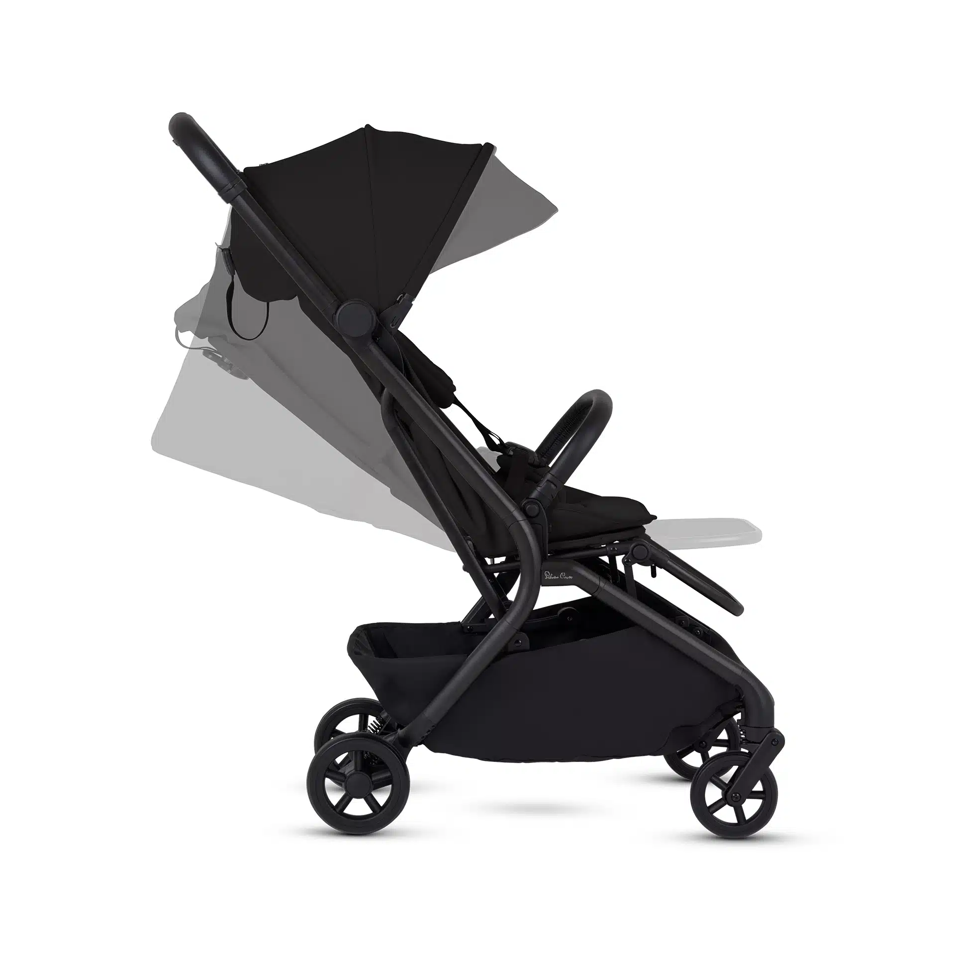 Silver Cross Nia Stroller with Carrycot - Onyx - Image 8