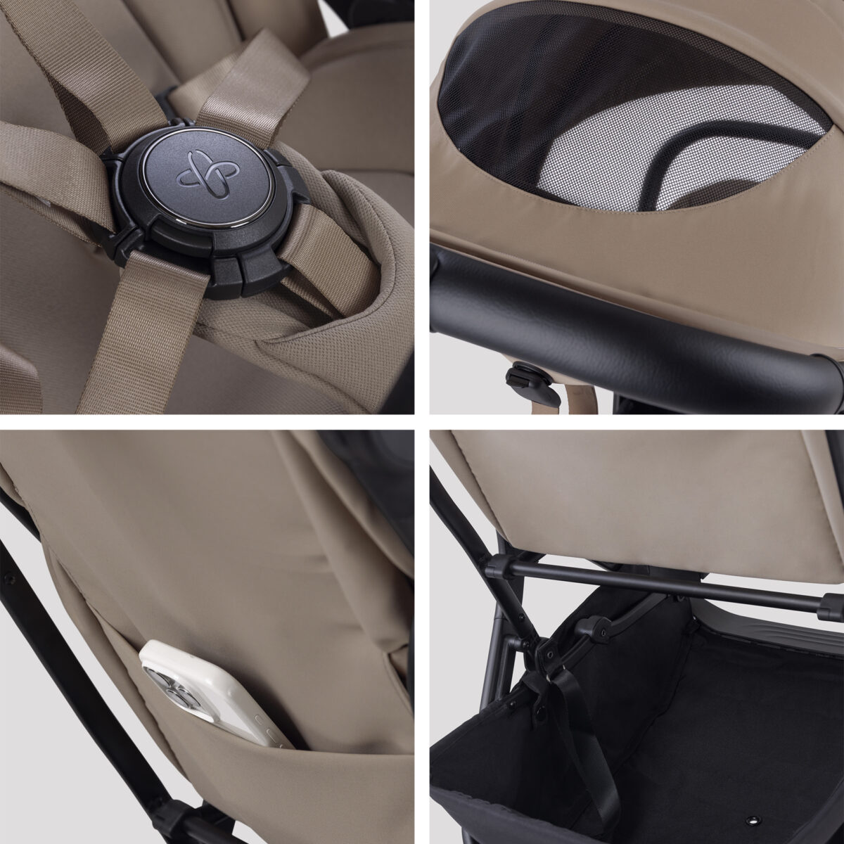 Silver Cross Nia Stroller - Champagne - Image 7