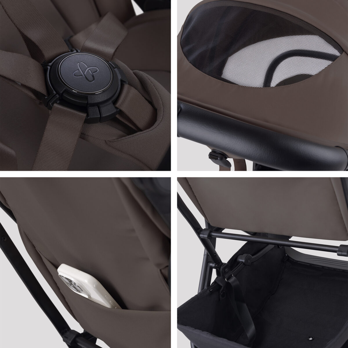 Silver Cross Nia Stroller - Chocolate - Image 7