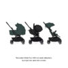 Silver Cross Nia Travel System with Glide Plus, Base 360 and Accessory Pack