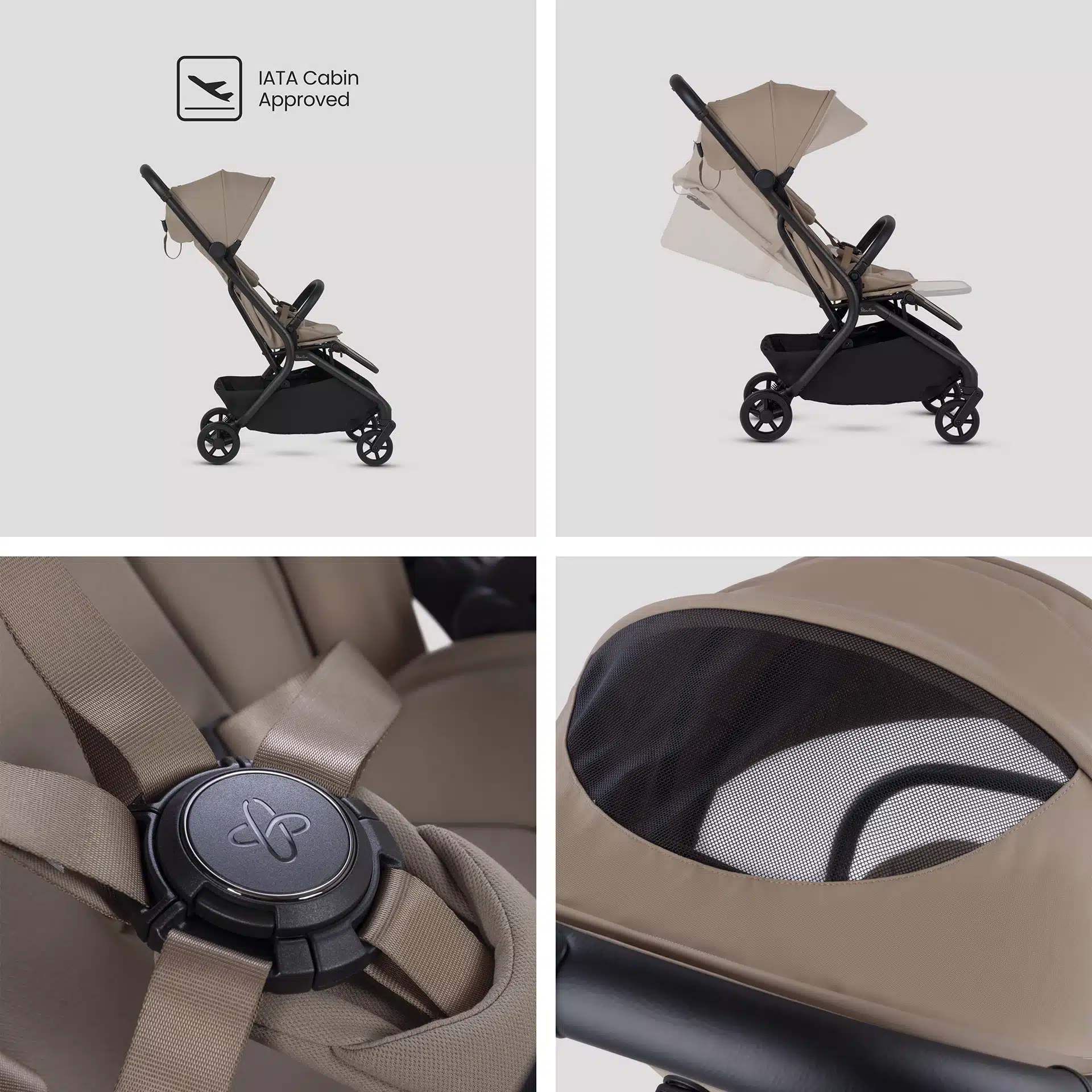 Silver Cross Nia Travel System with Glide Plus & Base Plus 360