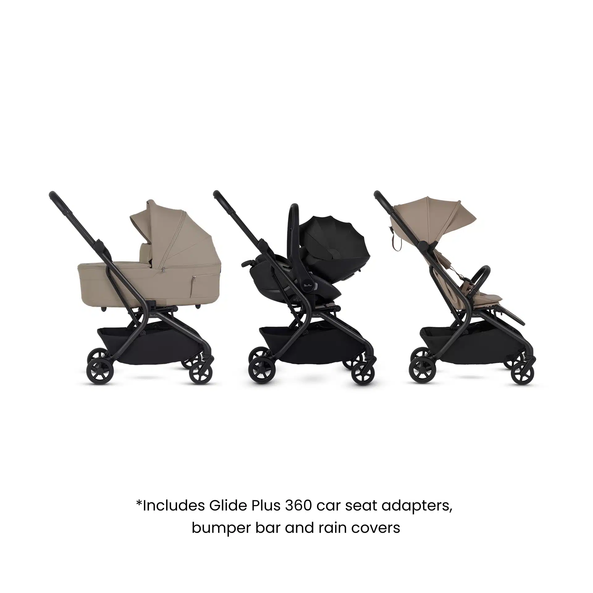 Silver Cross Nia Travel System with Glide Plus & Base Plus 360