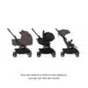 Silver Cross Nia Travel System with Glide Plus & Base Plus 360