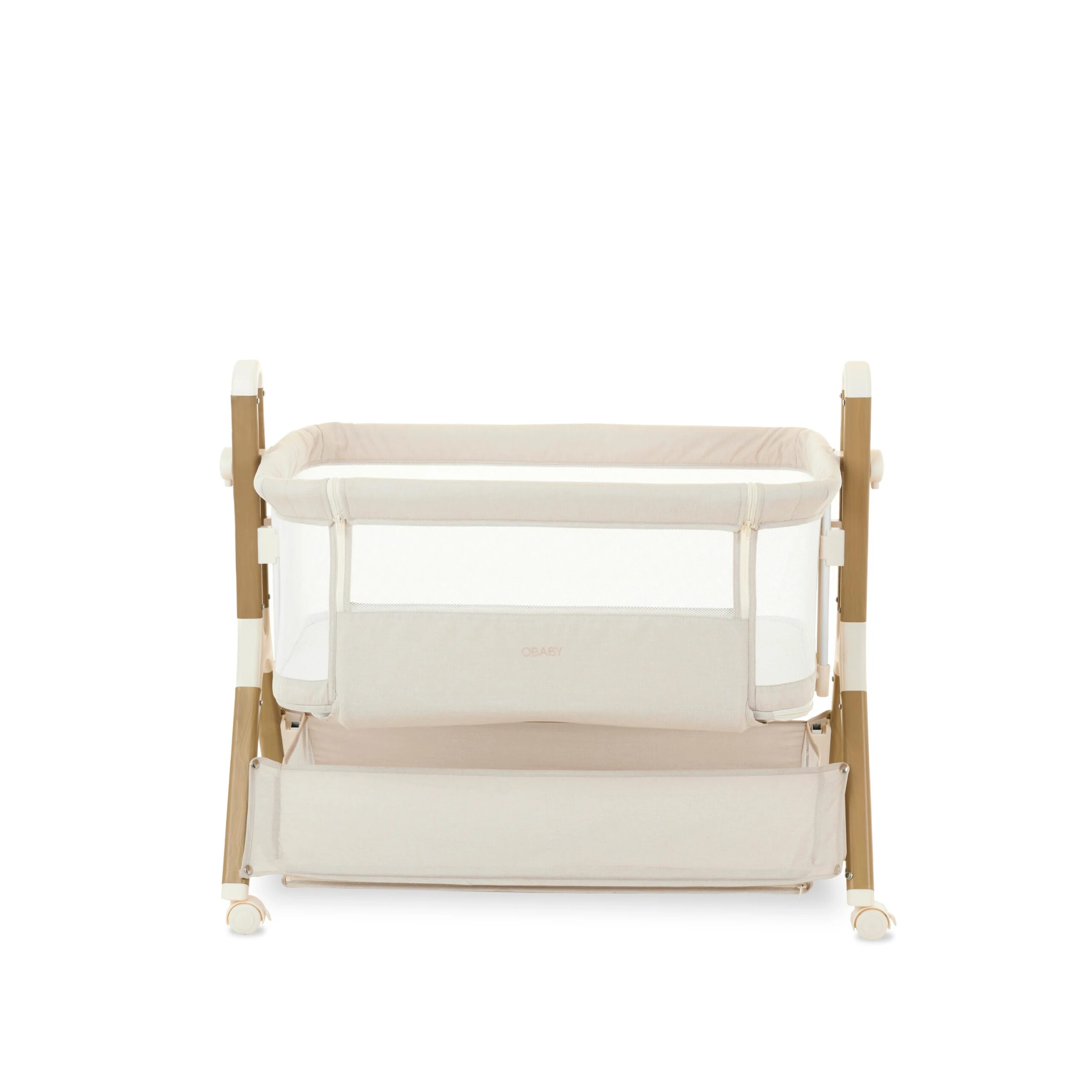 Obaby Cloud Bedside Crib - Oatmeal - Image 10