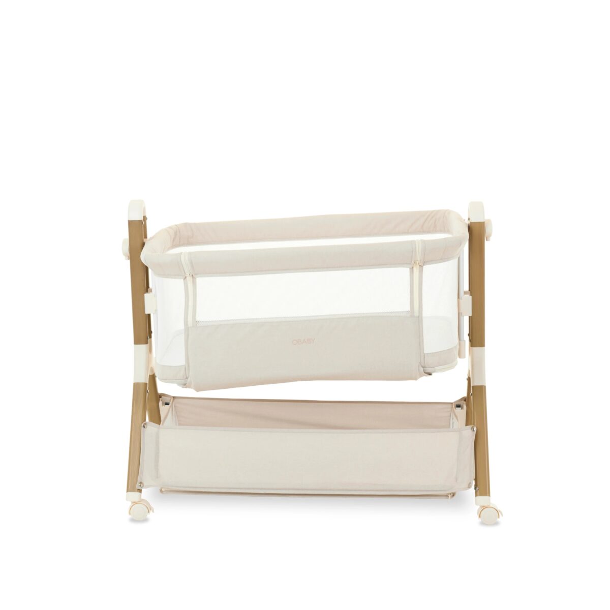 Obaby Cloud Bedside Crib - Oatmeal - Image 11
