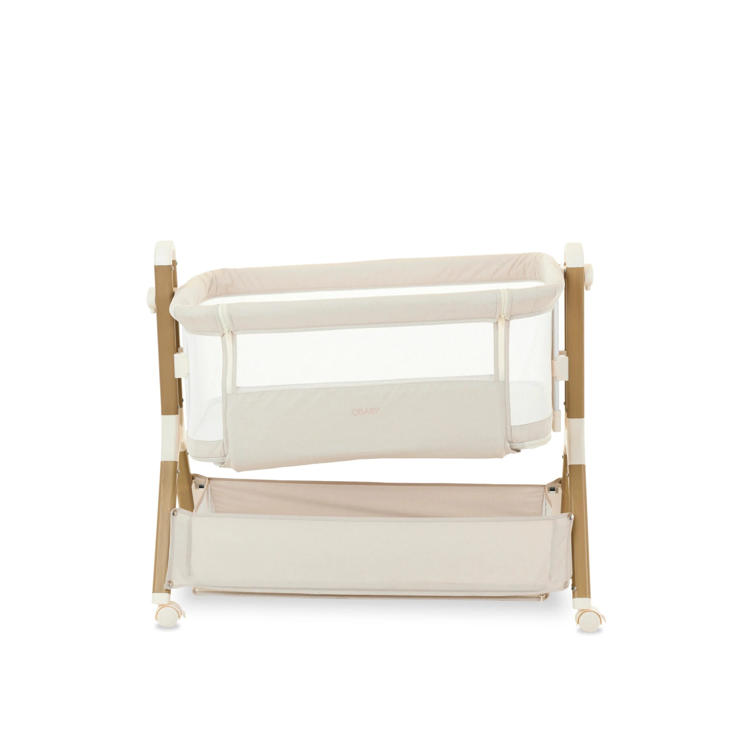 Obaby Cloud Bedside Crib - Oatmeal - Image 11