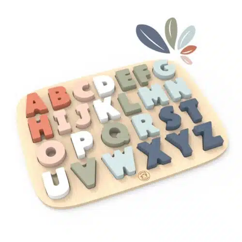 Speedy Monkey Wooden Alphabet Puzzle