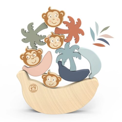 Speedy Monkey Wooden Balance Game