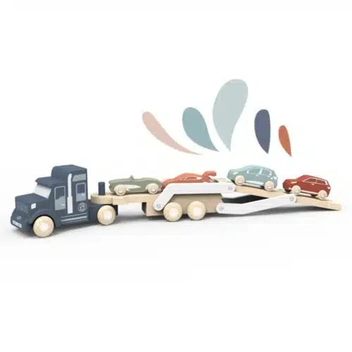 Speedy Monkey Wooden Car Transporter