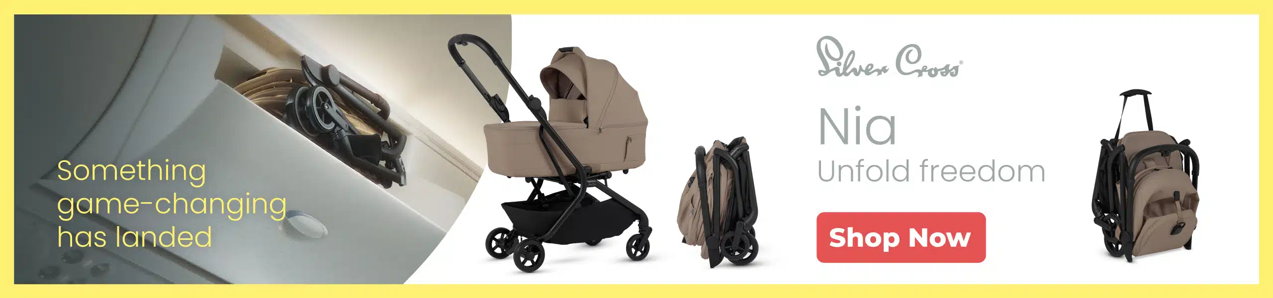Silver Cross Nia Compact Folding Travel System
