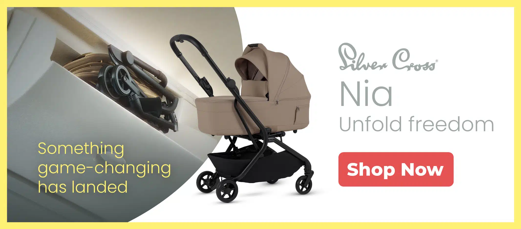 Silver Cross Nia Compact Folding Travel System