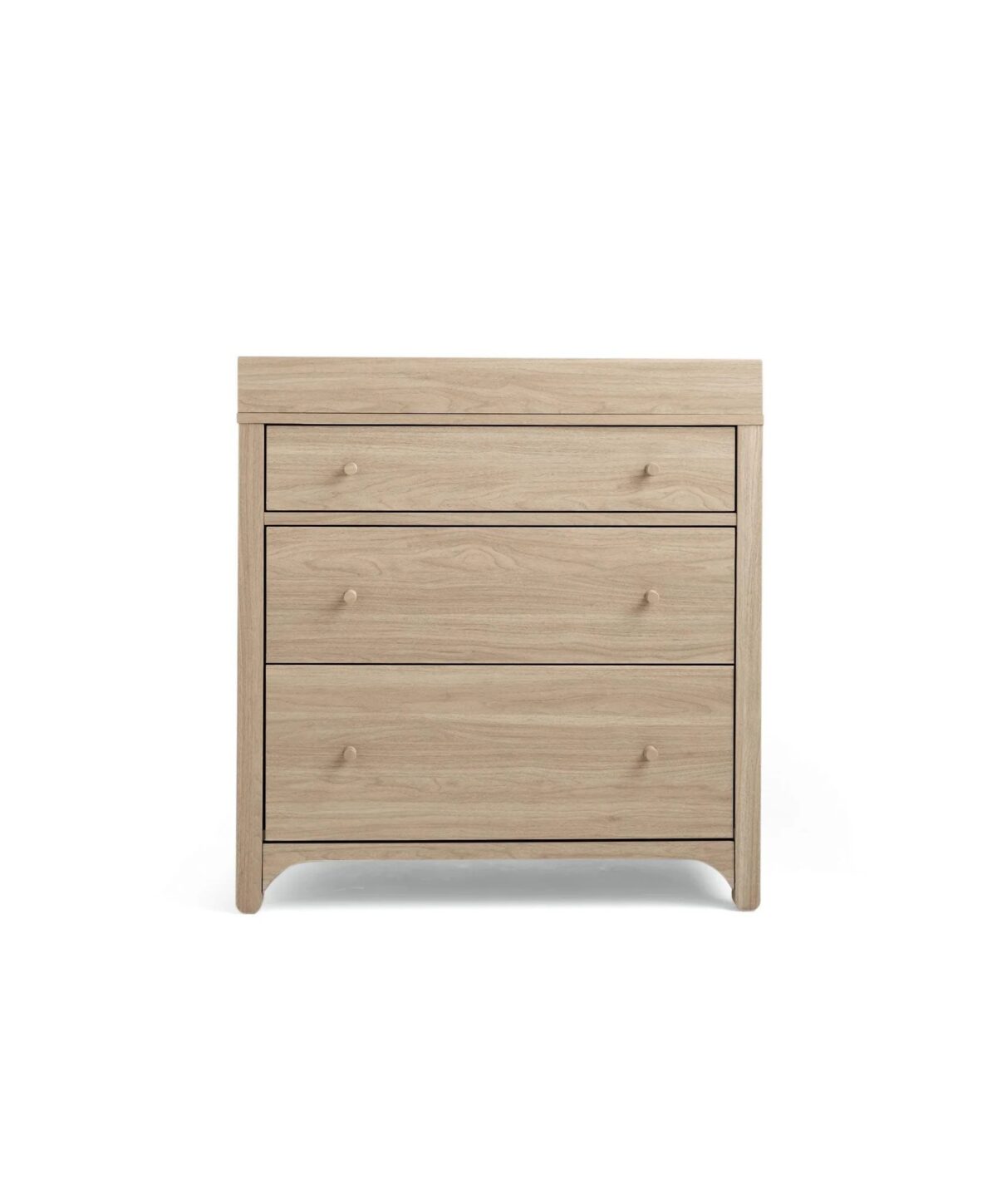 Mamas and Papas Barton 3 Piece Nursery Furniture Set including Cotbed, Changer and Wardrobe - Natural Oak - Image 2
